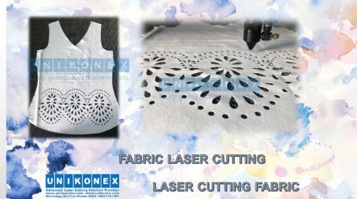 Laser cutting fabric